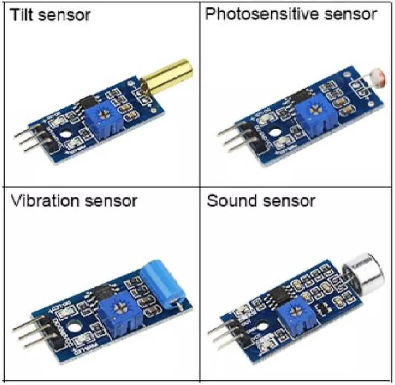 Alt view image 2 of 4 - Raspberry Pi sensor kit 16-piece sensor kit ultrasonic sensor with packaging
