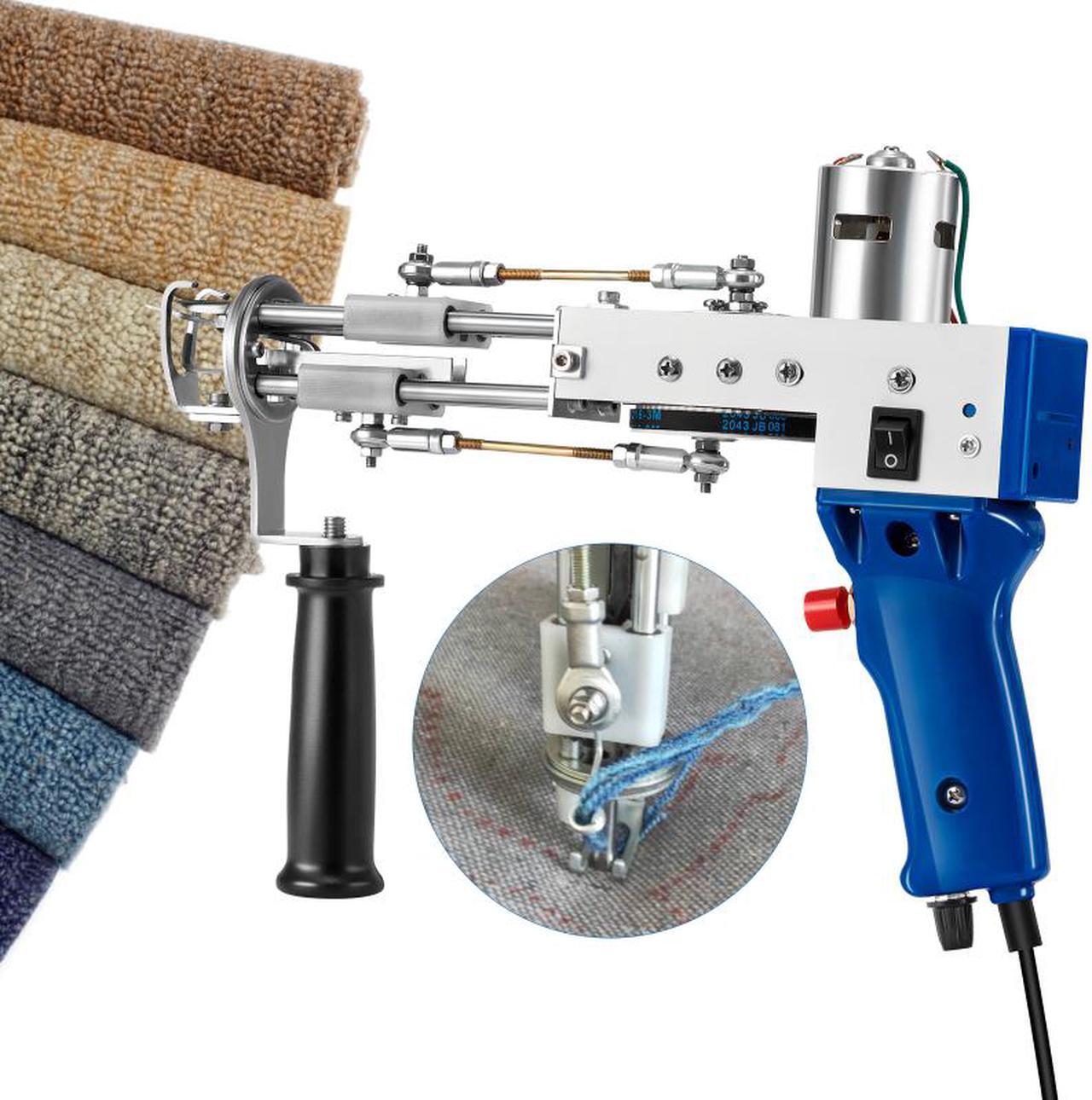 Main image of DIY Cut Pile 220V Loop Pile Electric Carpet Tufting Gun Carpet Weaving Flocking Machines Power Tool Hand Gun Cut Pile EU Plug