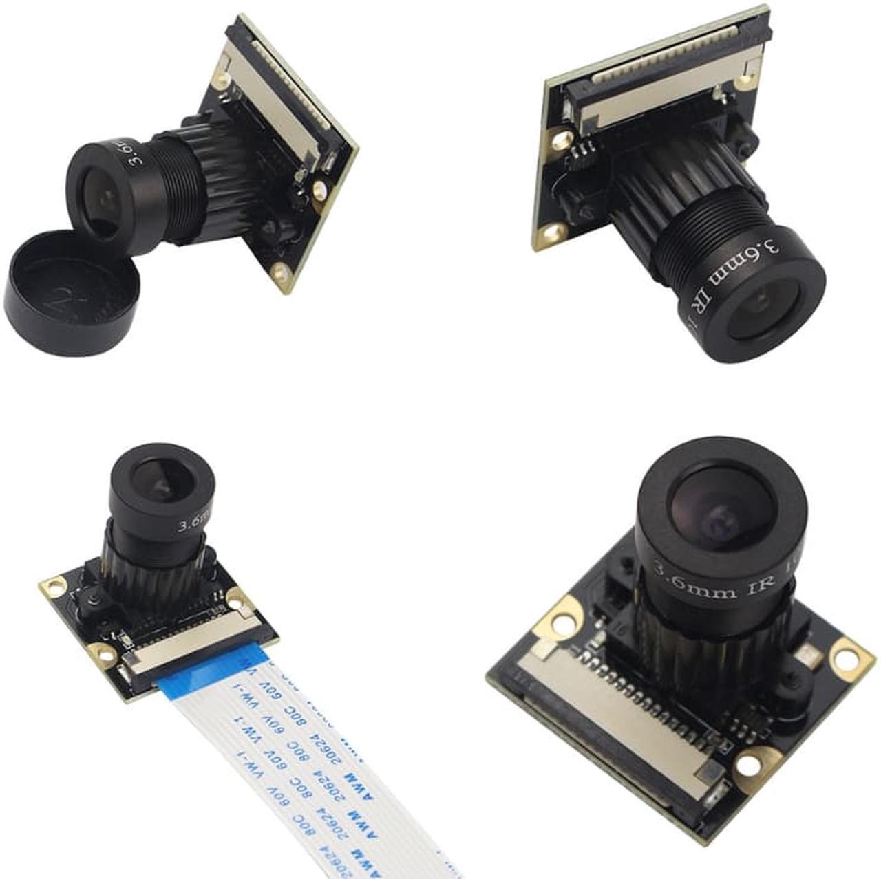 Alt view image 4 of 7 - Raspberry Pi 4 Camera Module With Automatic Ir-cut Night Vision Camera 5mp 1080p Hd Webcam For Pi 4B/3B+/3B/Zero