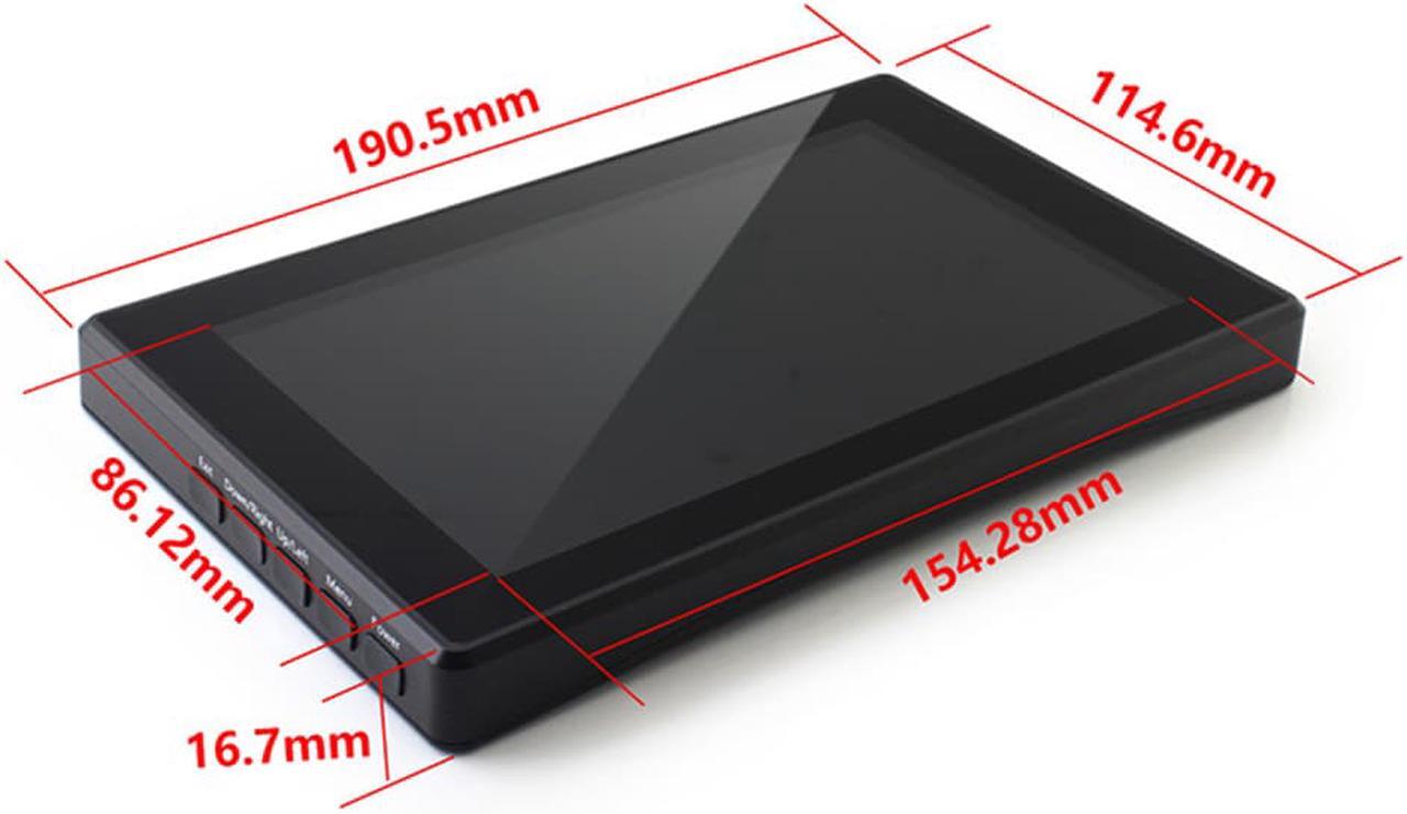 Alt view image 4 of 7 - Raspberry pi 7 inch capacitive screen IPS screen display tempered glass capacitive touch