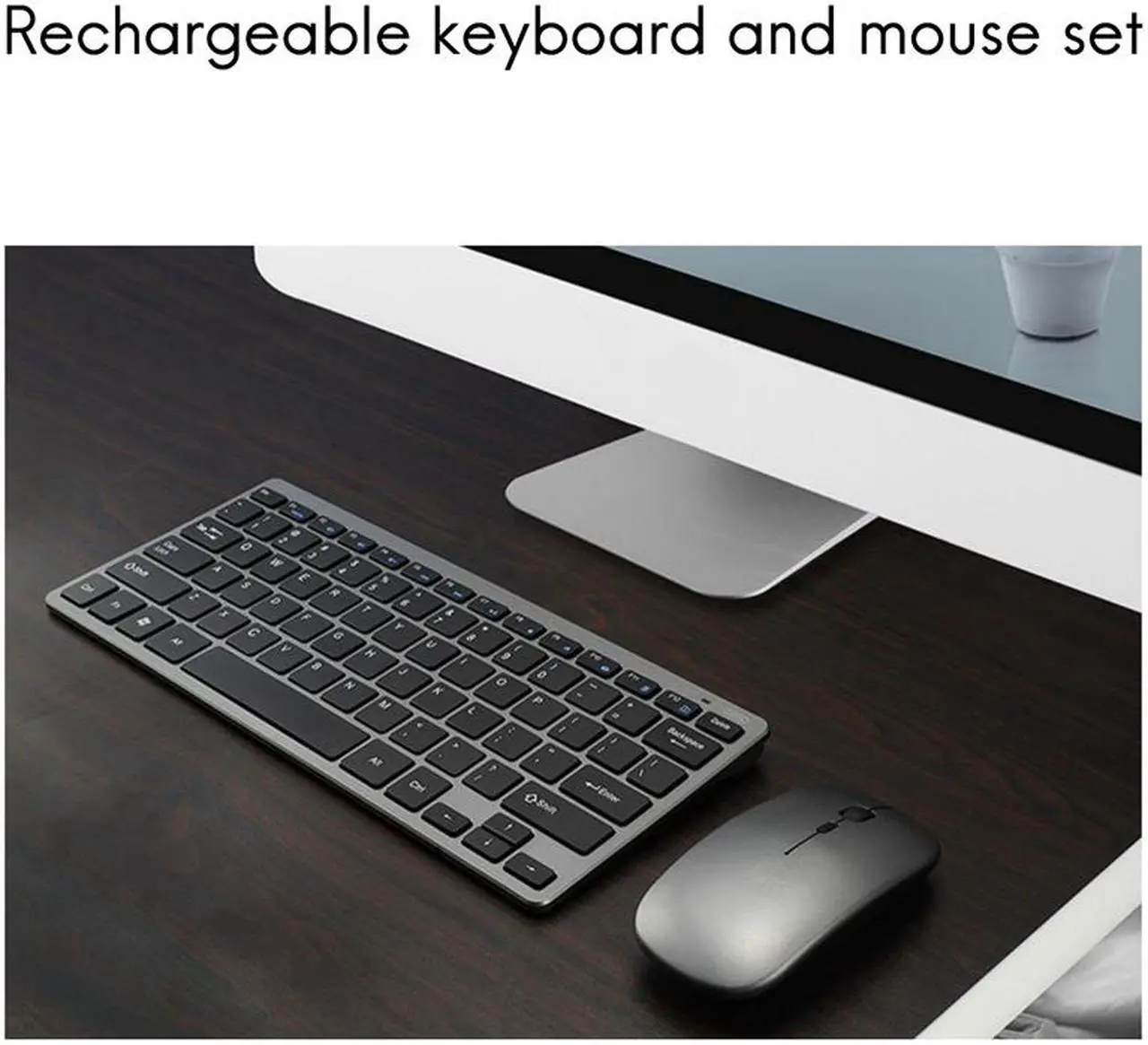 Main image of Wireless Charging Keyboard and Mouse Combination Charging Mouse Charging Keyboard Set for Laptop
