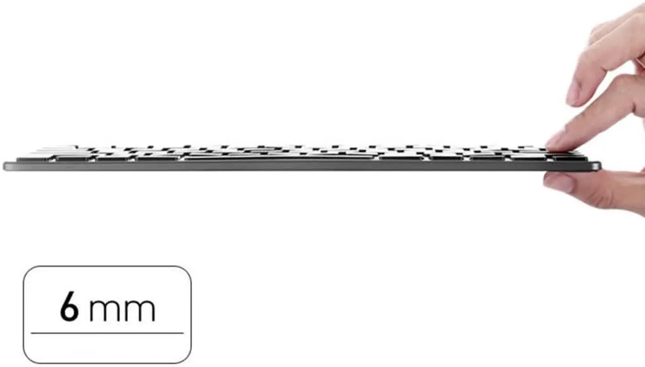 Alt view image 3 of 7 - Wireless Charging Keyboard and Mouse Combination Charging Mouse Charging Keyboard Set for Laptop