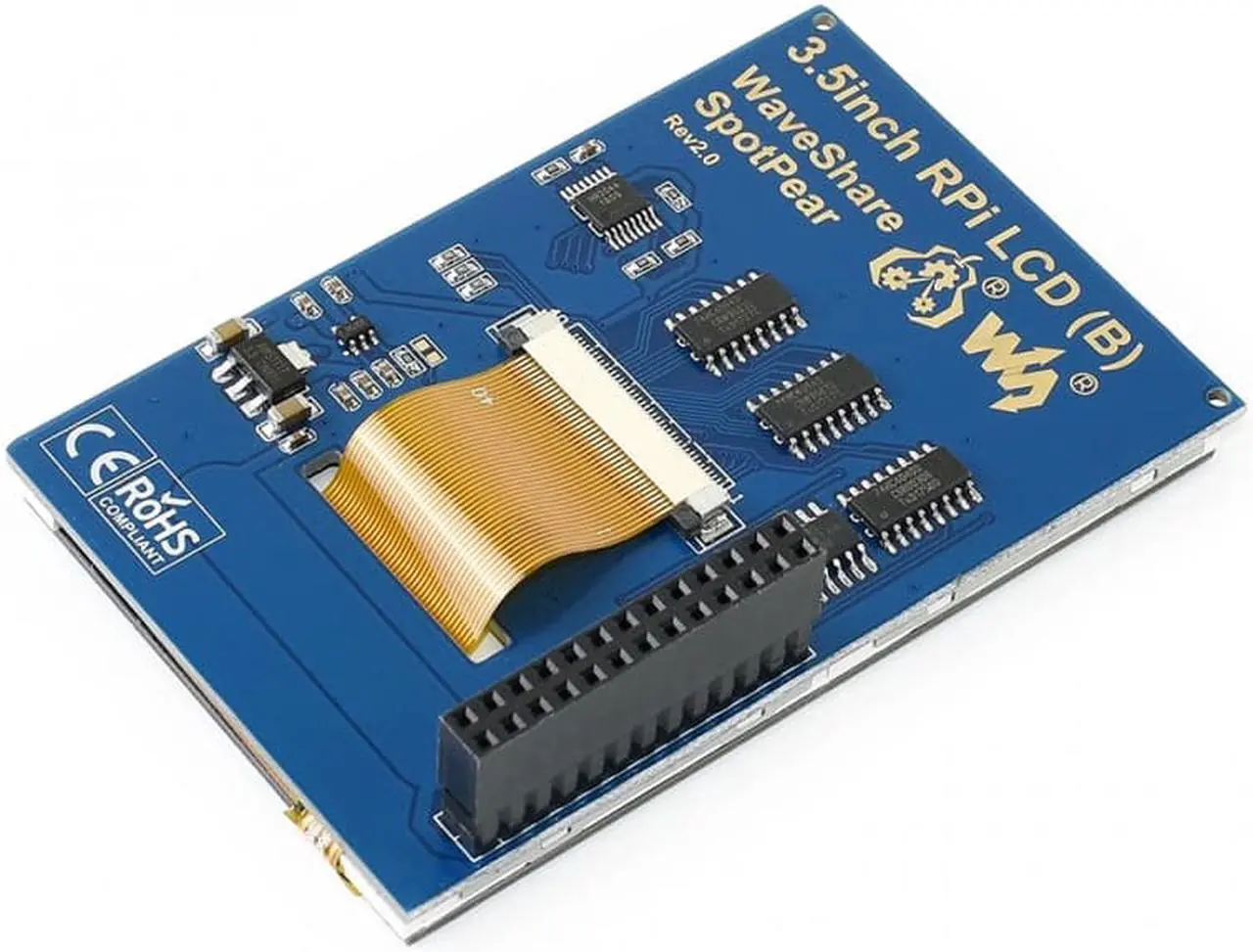 Alt view image 4 of 6 - 3.5 inch Raspberry Pi 4B display Raspberry Pi 3B+ touch display plus touch pen