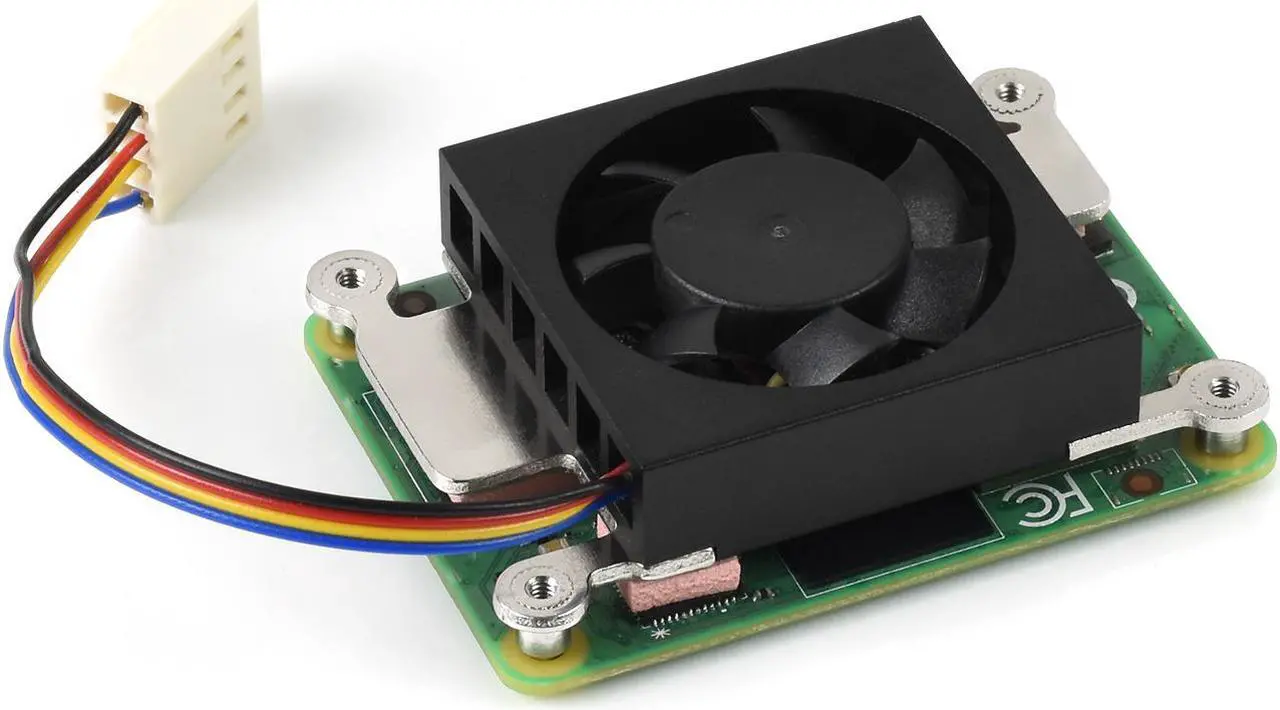 Alt view image 3 of 5 - Raspberry Pi CM4 calculation module 3007 cooling fan low noise CPU radiator to send thermal paste installation screw