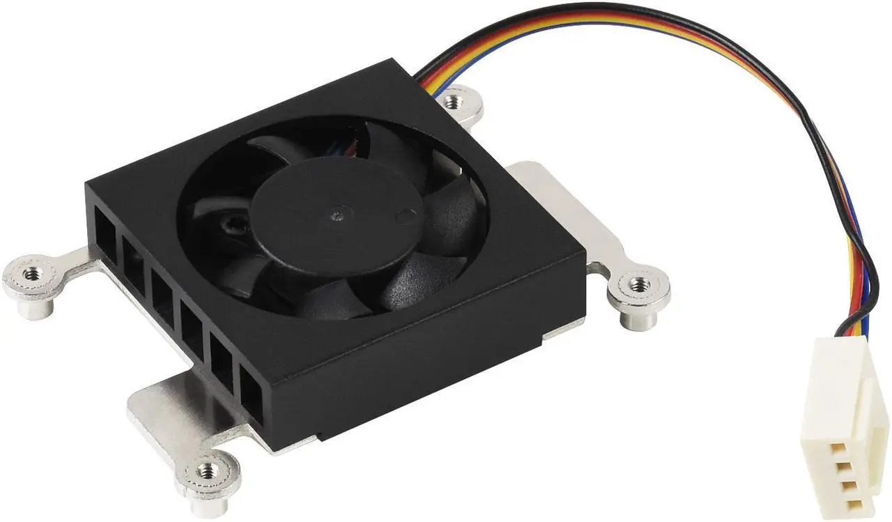 Alt view image 2 of 5 - Raspberry Pi CM4 calculation module 3007 cooling fan low noise CPU radiator to send thermal paste installation screw