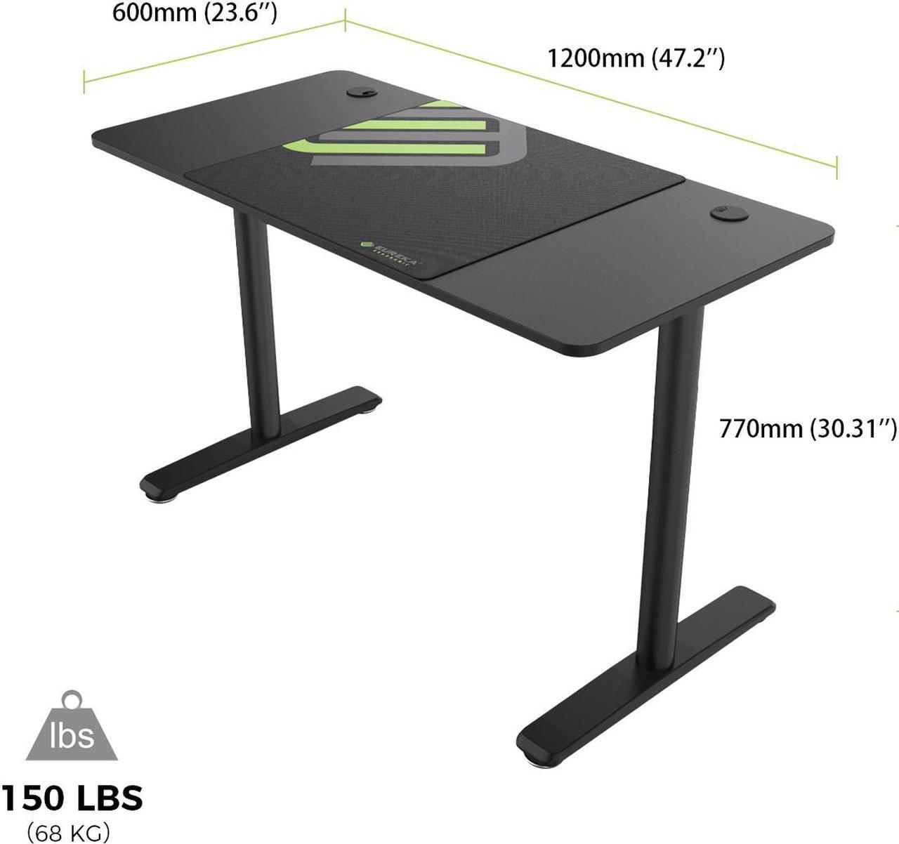 Alt view image 5 of 6 - Eureka Ergonomic® Modern Simple 47'' Computer Desk - Black
