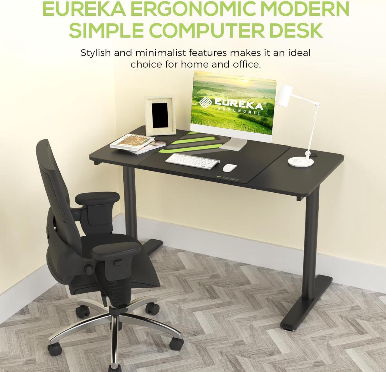 Alt view image 2 of 6 - Eureka Ergonomic® Modern Simple 47'' Computer Desk - Black