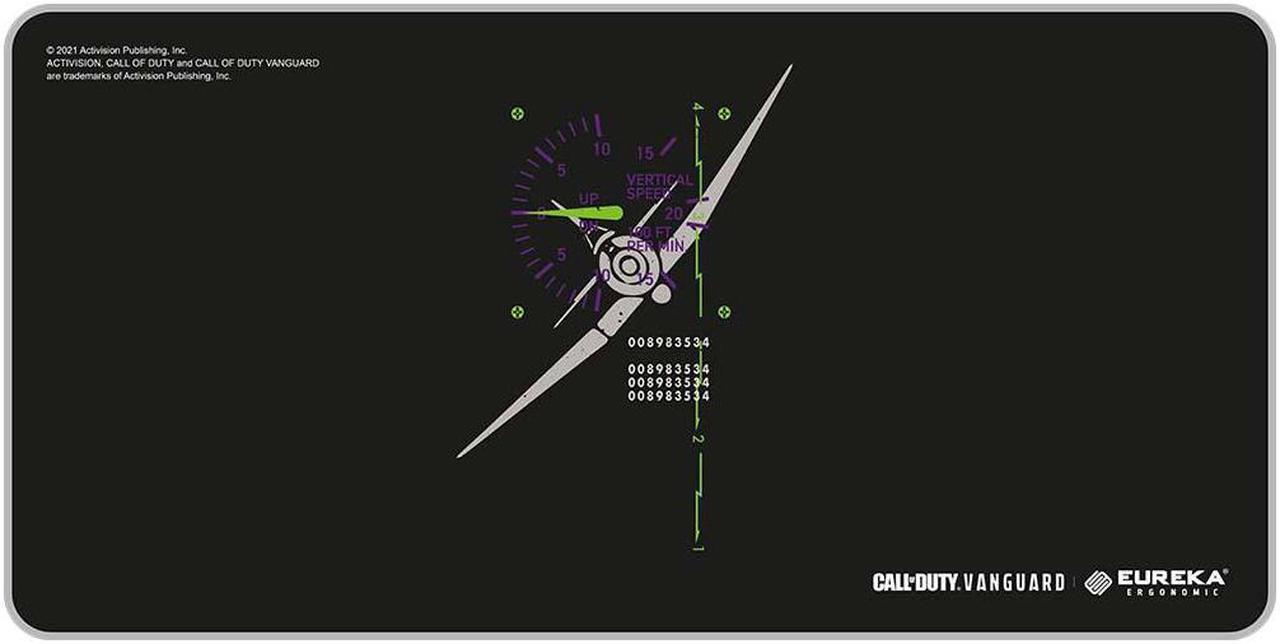 Main image of Call of Duty® x Eureka Ergonomic® Thunderbolt Mouse Pad XL with Stitched Edges, Non-Slip Base