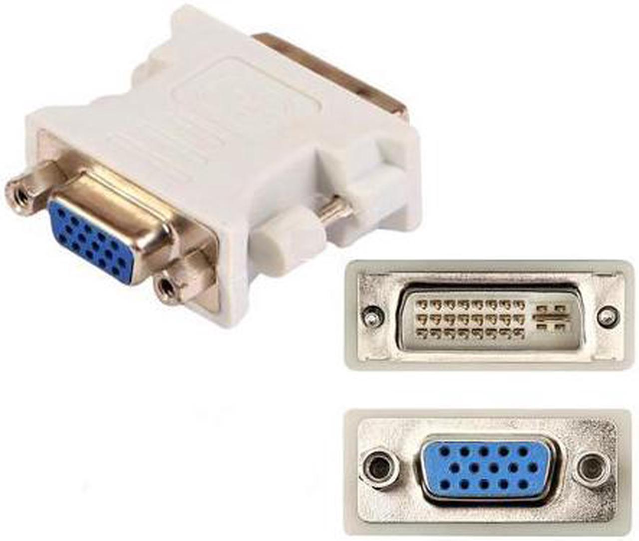 DVI DVI-I Male 24+5 Pin to VGA Female Video Converter Adapter Connector for HDTV