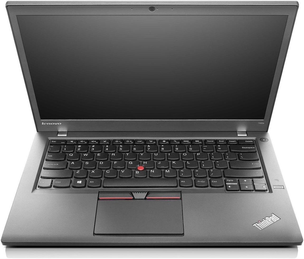 Lenovo ThinkPad T450S Intel i7-5600U 2.60Ghz 8GB RAM 500GB HDD Win 10 Pro Webcam