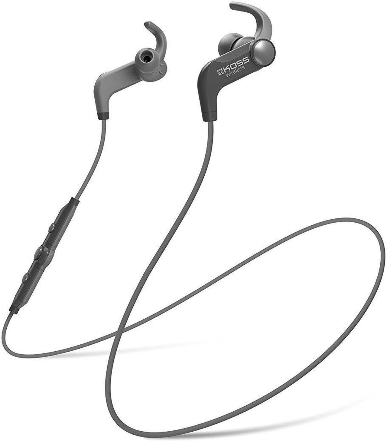 Alt view image 4 of 7 - Koss BT190iK Wireless Bluetooth Earbuds, In-line Microphone,Touch Controls-Black