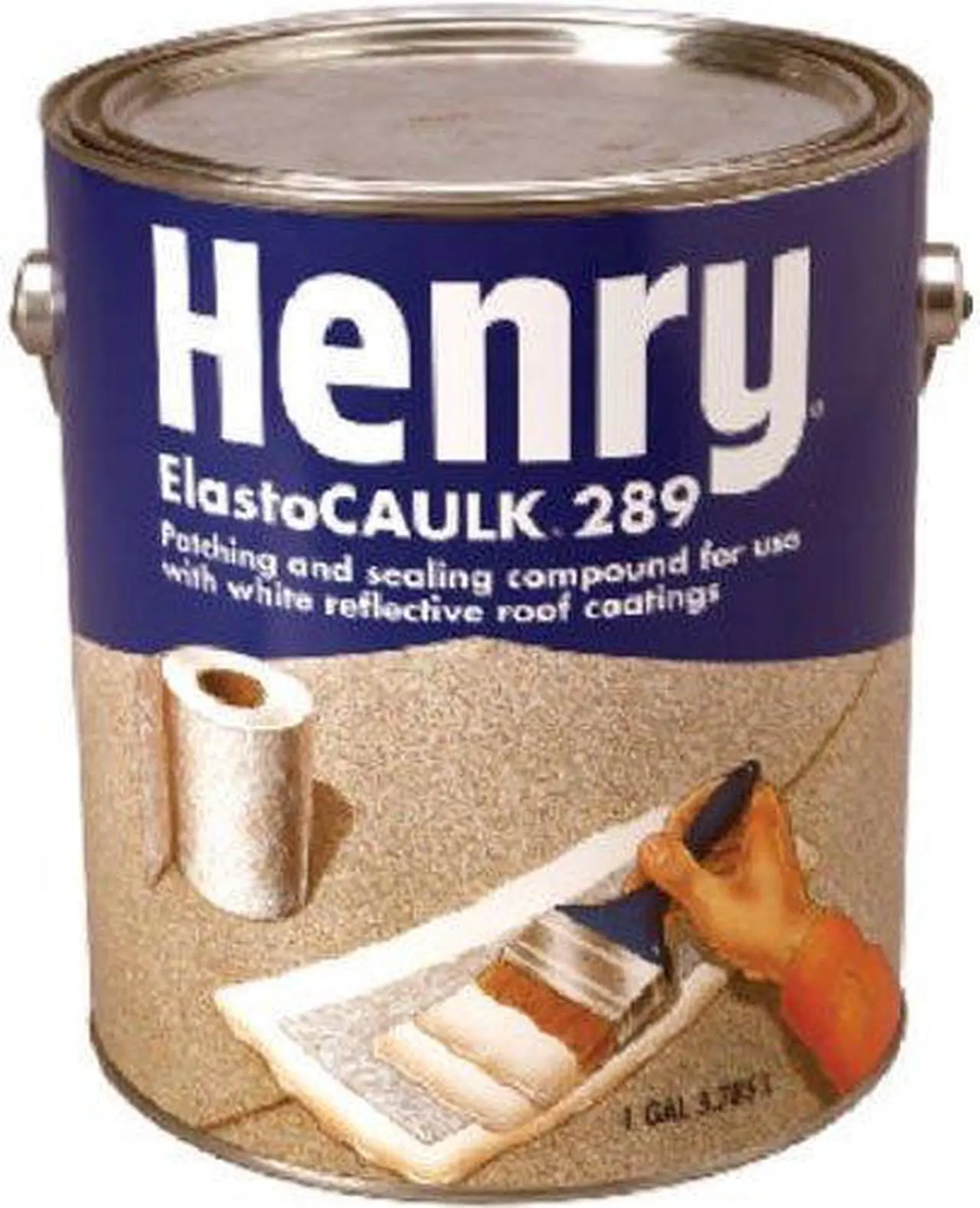 Alt view image 3 of 3 - HENRY HE289046 Roofing Sealant, 1 gal, Pail, White