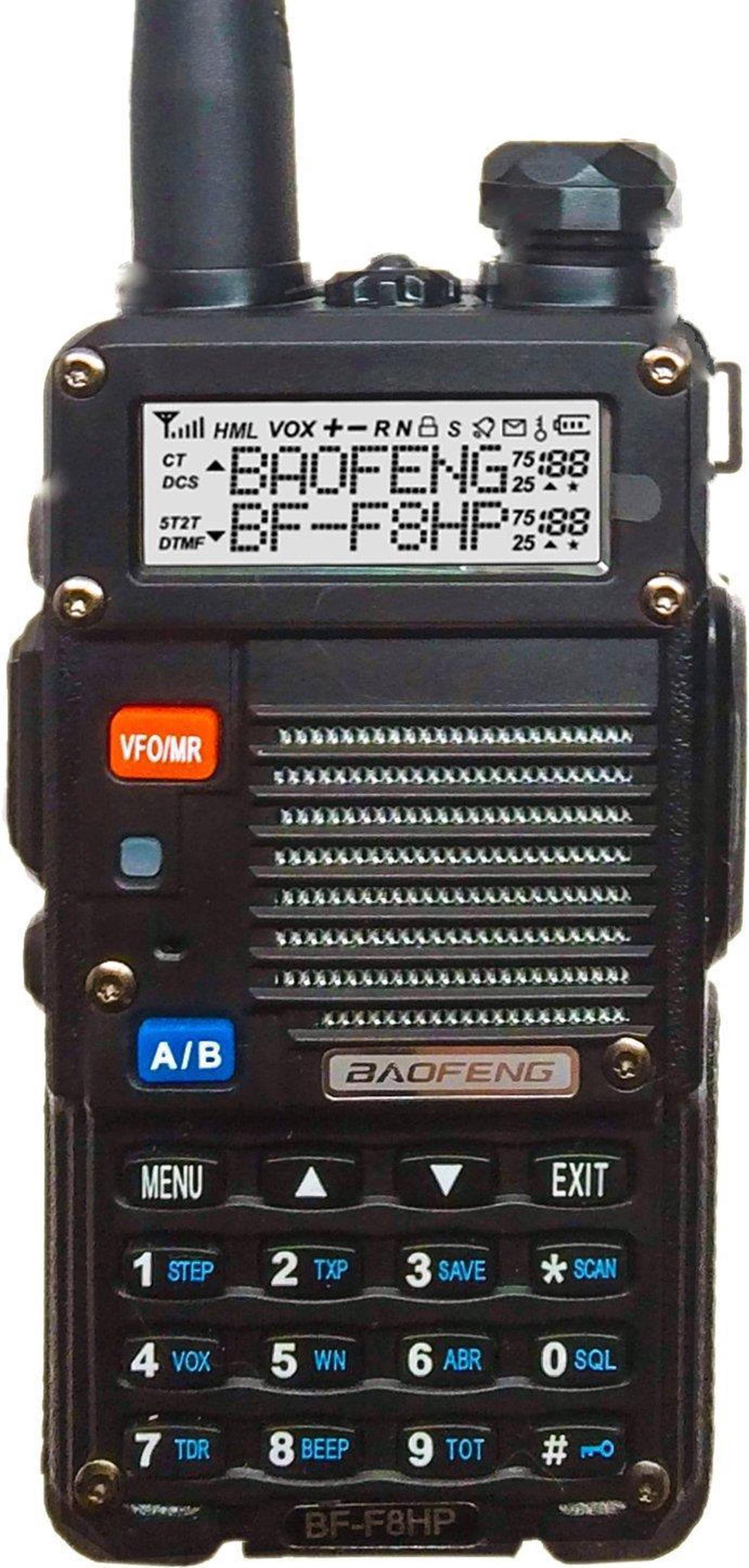 Alt view image 2 of 17 - BaoFeng BF-F8HP 8-Watt Dual Band Two-Way Radio (136-174Mhz VHF & 400-520Mhz UHF) Includes Full Kit