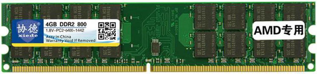 Alt view image 2 of 7 - XIEDE X021 DDR2 800MHz 4GB General AMD Special Strip Memory RAM Module for Desktop PC