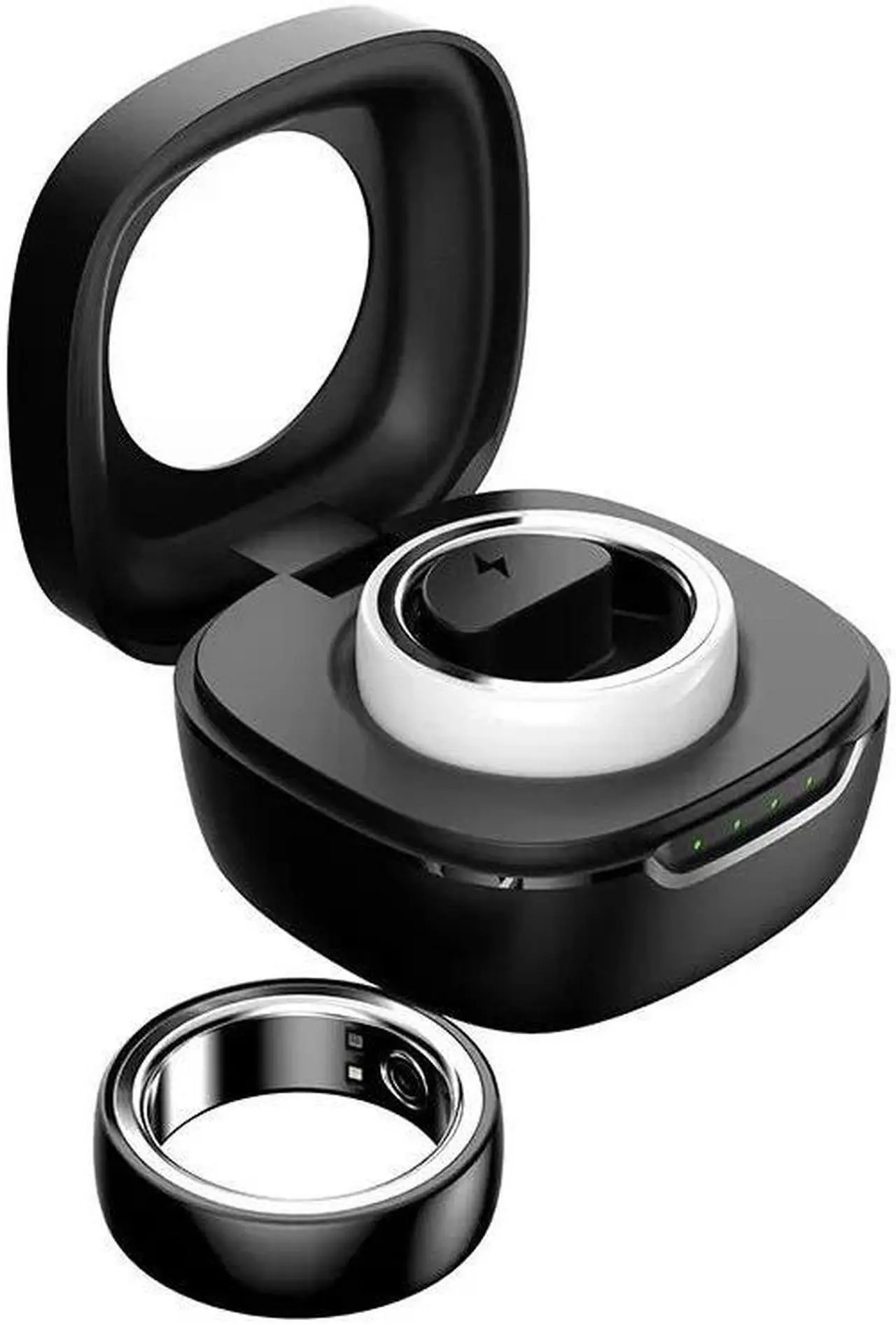 Main image of Ceramic Smart Ring VWAR 02A Health Fitness Tracker with Charging IPX8 Waterproof SpO2 Blood Pressure Heart Rate Sleep Steps