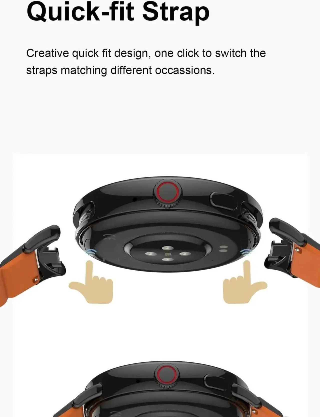 Alt view image 3 of 6 - AMOLED Smart Watch 2024 Men Bluetooth Call Always-on Screen Heart Rate Monitor Sports Smartwatch Women VS Google Pixel 2 Watch