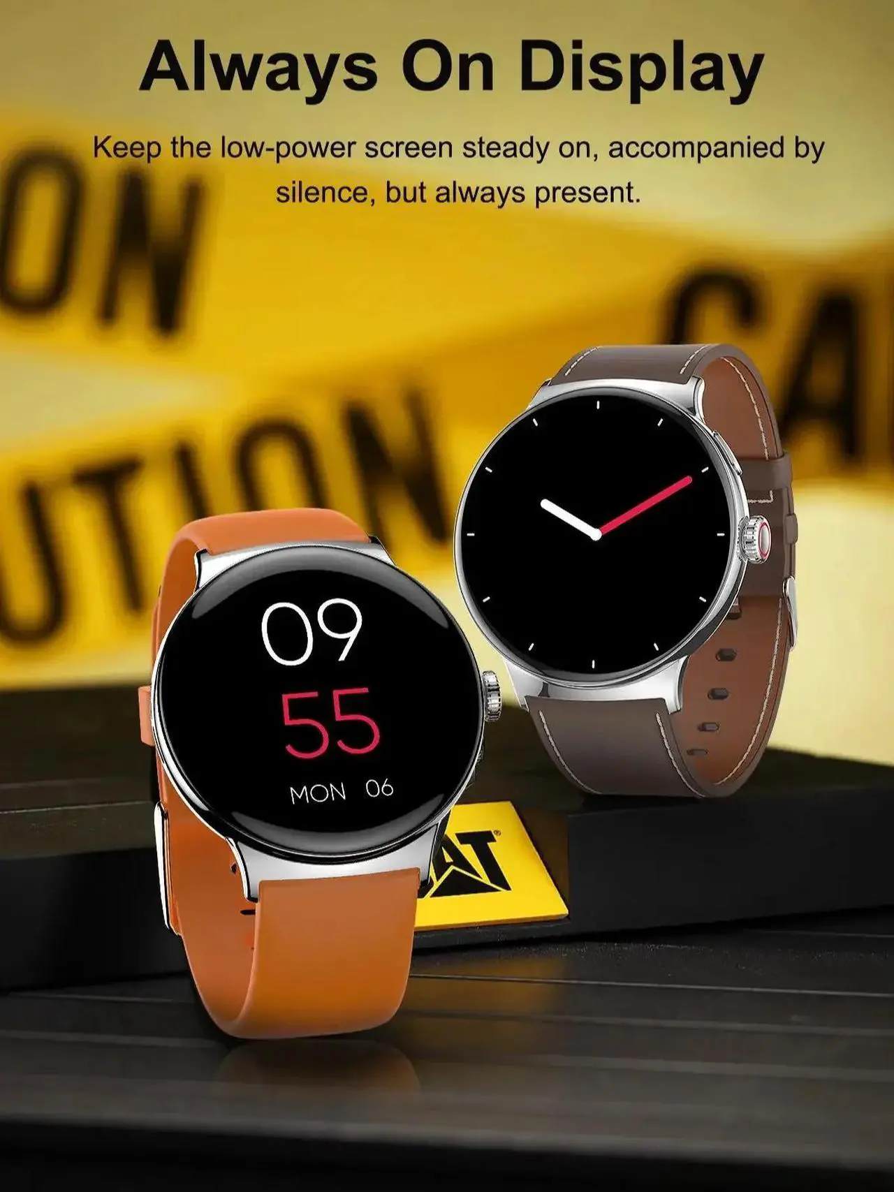 Alt view image 5 of 6 - AMOLED Smart Watch 2024 Men Bluetooth Call Always-on Screen Heart Rate Monitor Sports Smartwatch Women VS Google Pixel 2 Watch