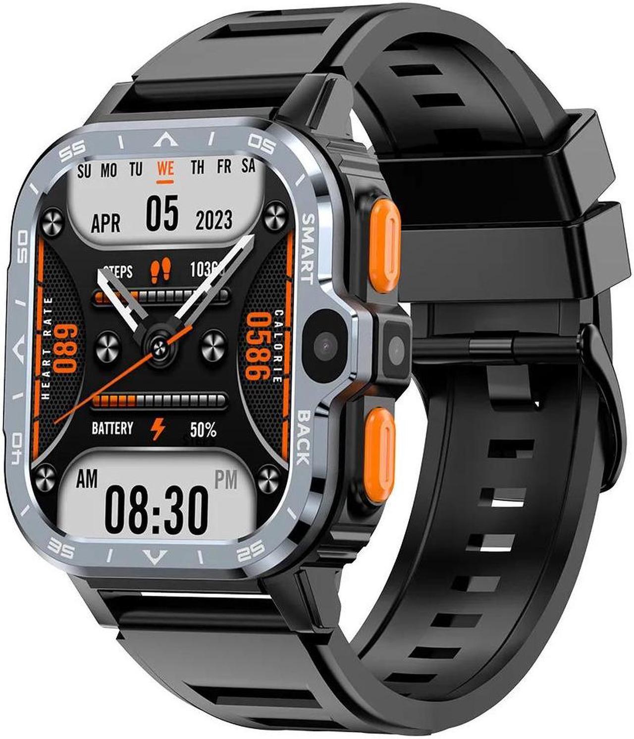 Main image of 4G Android Smart Watch Quad-core CPU Wifi Dual Camera SIM Card LTE Fitness Tracker Google Play Heart Rate Rugged Smartwatch