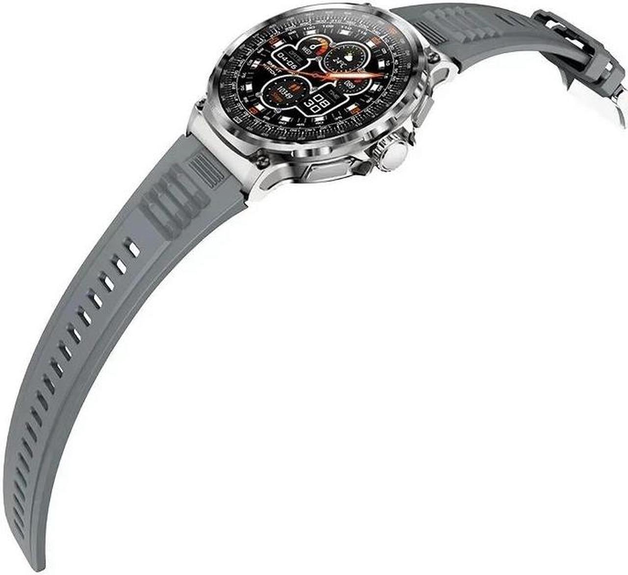 Alt view image 4 of 5 - [ ] V69 1.85" Ultra HD Display Smartwatch Men 710 mAh Large Battery, 400+ Watch Faces Smart Watch For Android iOS Phone