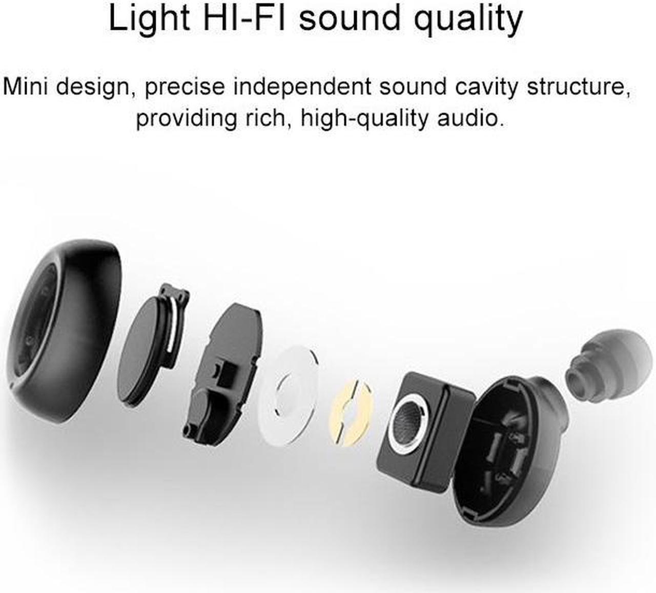 Alt view image 4 of 5 - X9S TWS Bluetooth V5.0 Stereo Wireless Earphones with LED Charging Box (White)