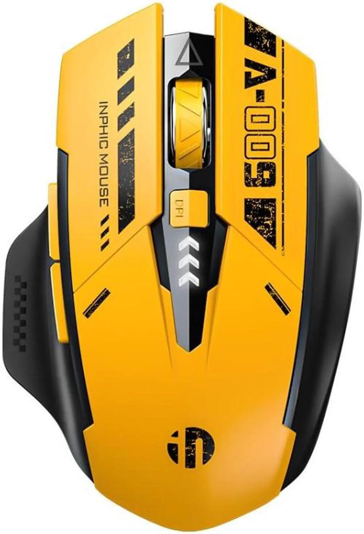 Main image of Inphic A9 Bluetooth 3 Mode Mouse Silent Charging Mechanical Feel Wireless Mouse A9