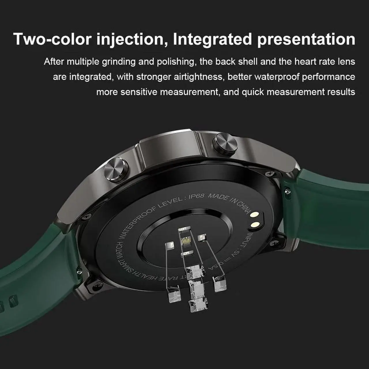 Alt view image 5 of 6 - 1.43'' 466*466HD AMOLED Screen Smart Watch Men's Metal True Heart Rate Waterproof Watch 400mAh Battery Bluetooth Call Smartwatch