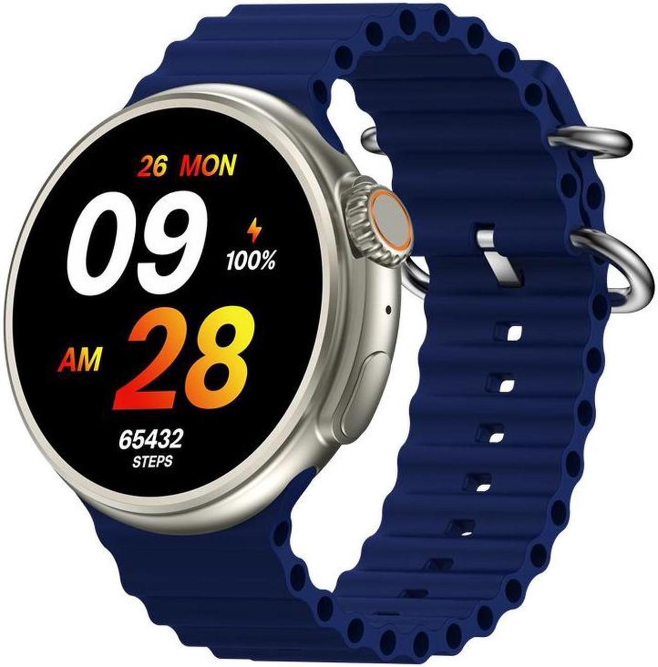 Alt view image 3 of 7 - Z78ultra Smart Watch 1.52 Round Screen Nfc Call 220 Ma Men's Smart Watch