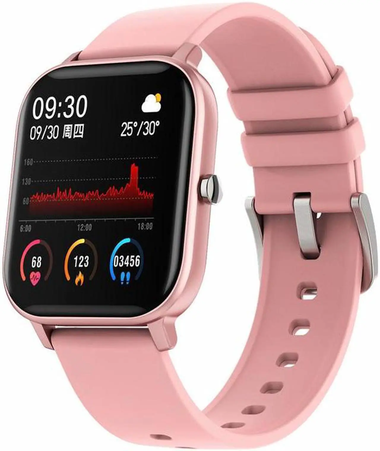 Main image of P8 Smart Bracelet Blood Pressure Heart Rate Exercise Waterproof Meter Step Watch For Men
