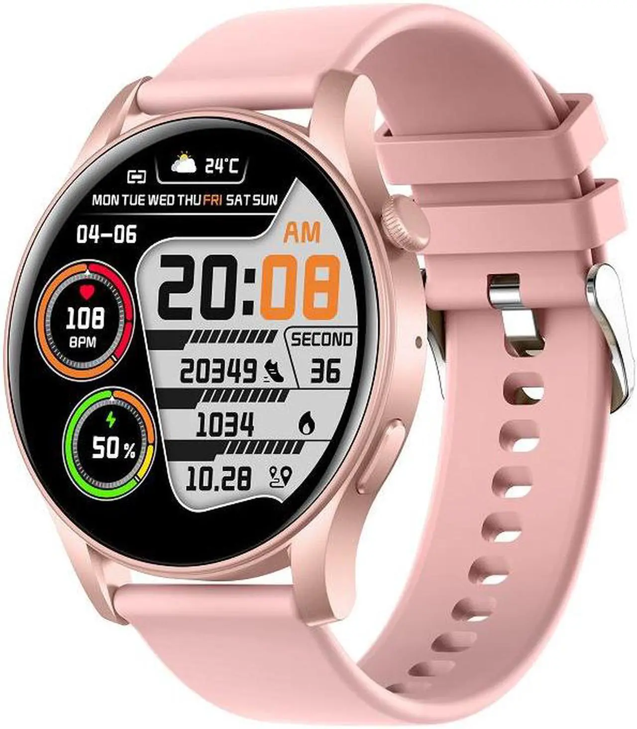 Alt view image 7 of 7 - Kc88 Smart Watch Bluetooth Call Amoled Round Sport Men Photo Hd Watch
