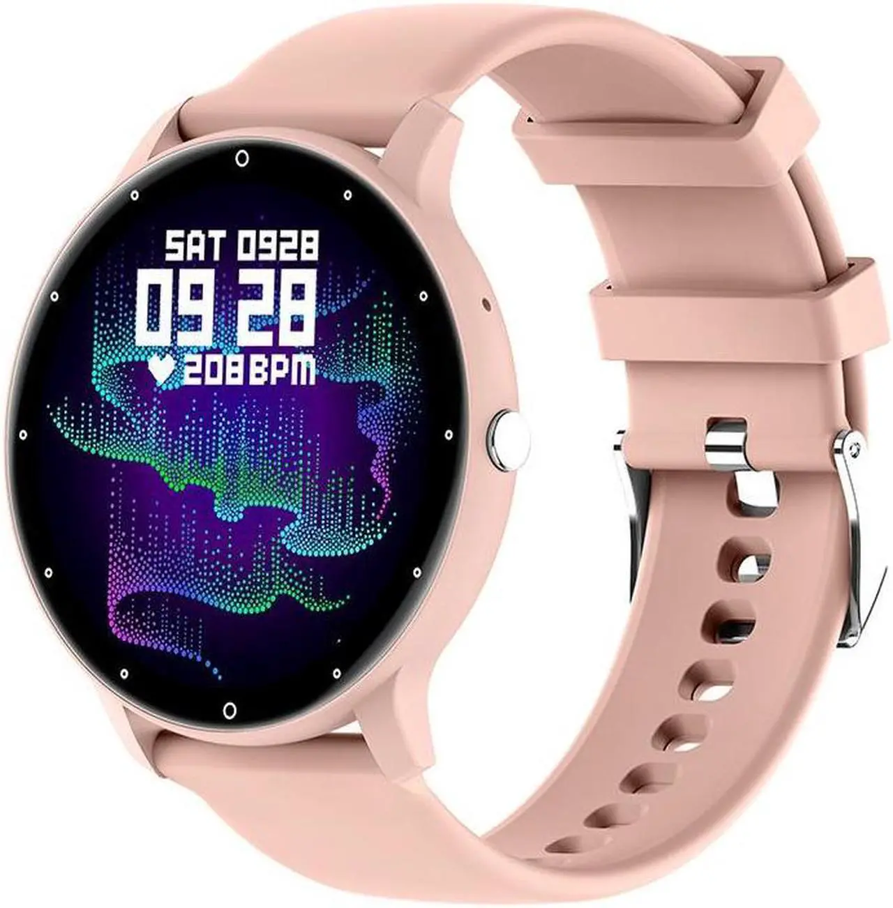 Alt view image 3 of 5 - Zl02cpro Bluetooth Call Smart Watch Blood Pressure Photo Silicone Waterproof Step Counter Men's Watch