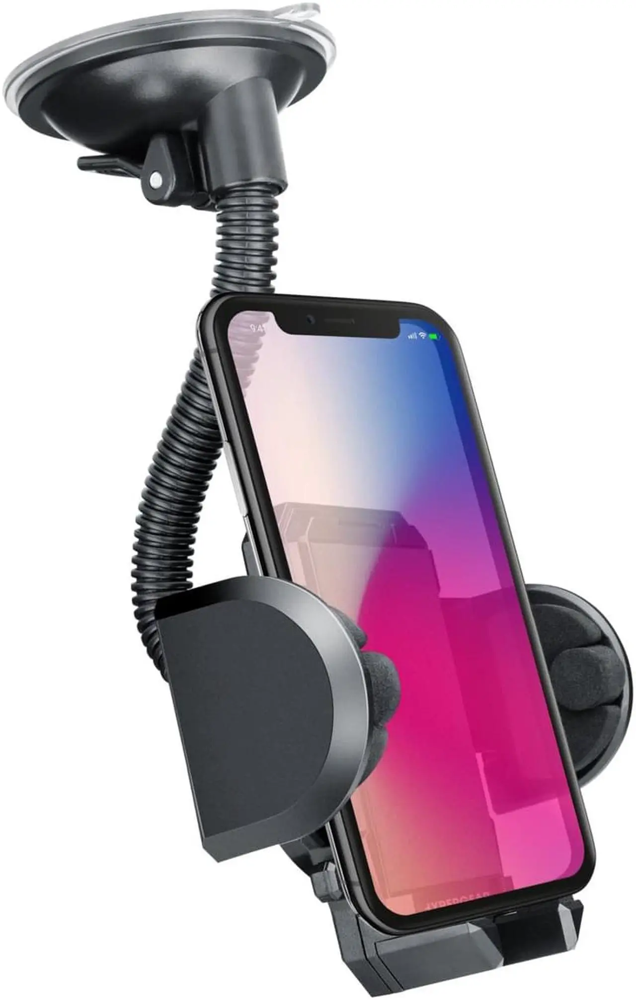 Main image of HyperGear Universal Windshield Phone Mount Black (14369-HYP)