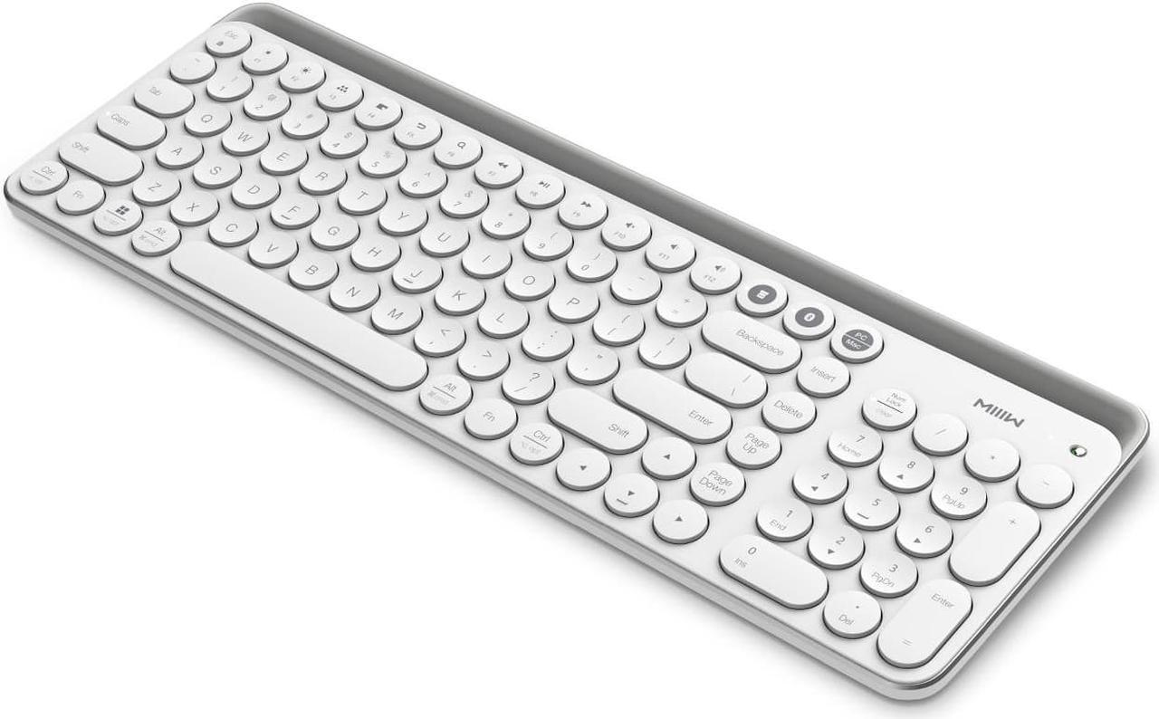 MIIIW XIAOMI K02 Dual-Mode Wireless Bluetooth Keyboard, White