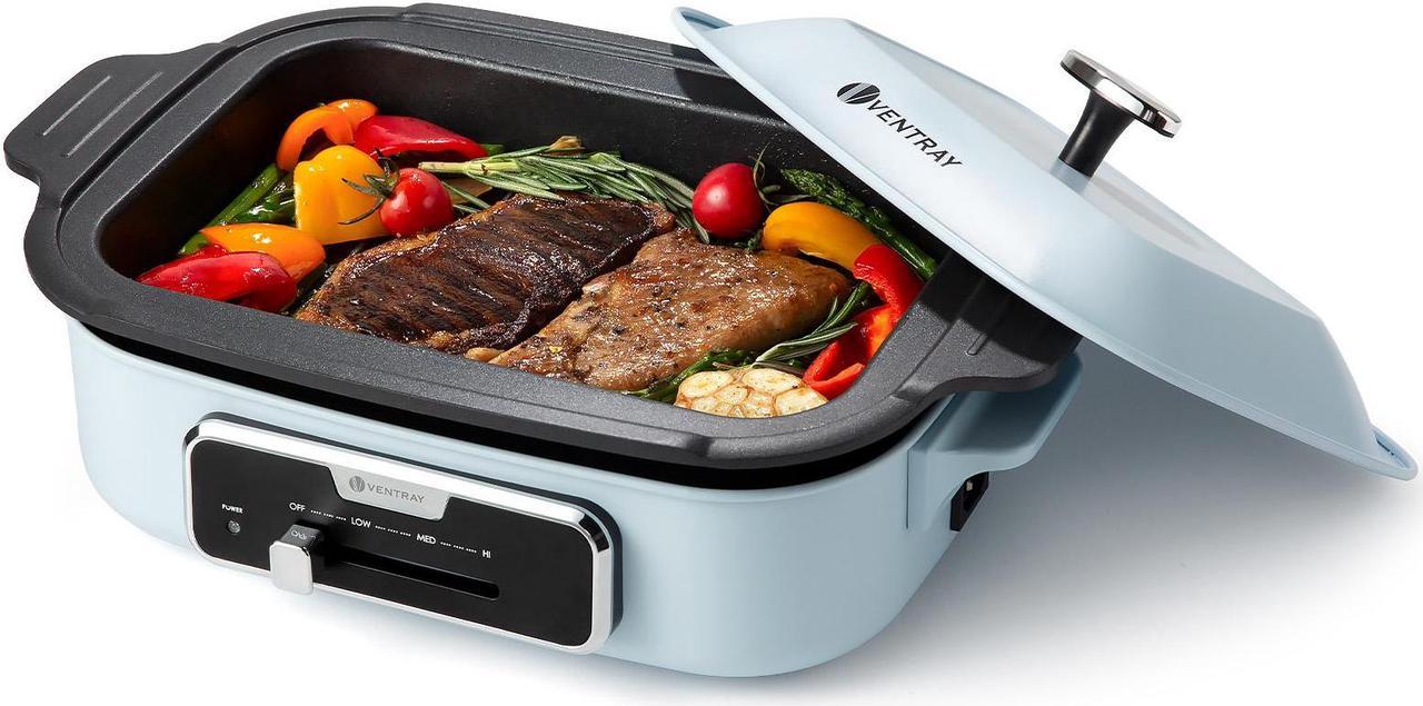 Ventray Electric Indoor Grill Healthy Grilling with Rapid Even Heat