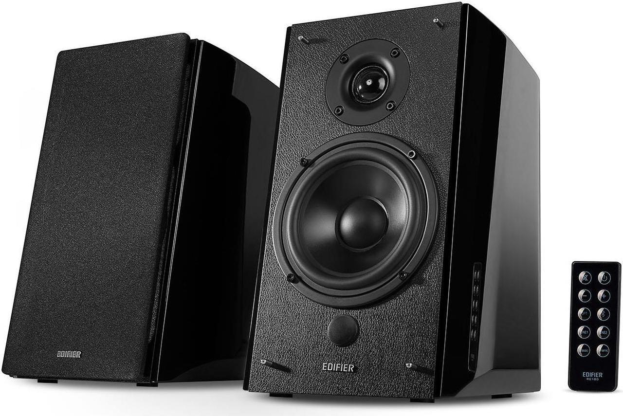 Edifier R2000DB Powered Bluetooth Bookshelf Speakers - Near-Field Studio Monitors - Optical Input - 5 inch Subwoofer - 120 Watts RMS - Black