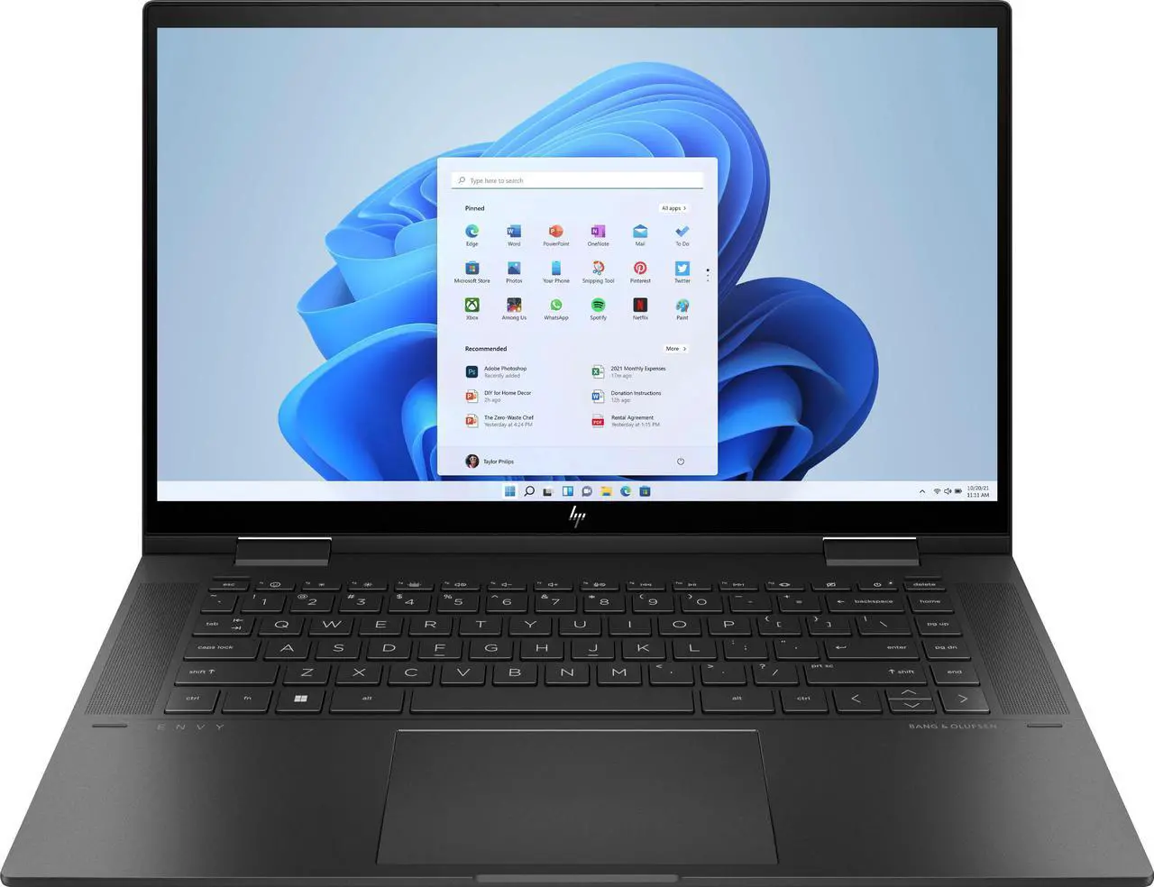 Main image of HP ENVY x360 2-in-1, 15.6" IPS FHD Touch Display, AMD Ryzen 5 5625U Upto 4.3GHz, 16GB RAM, 256GB NVMe SSD, Vega 6, HDMI, DIsplayPort via USB-C, Card Reader, Wi-Fi, Bluetooth, Windows 11 Home