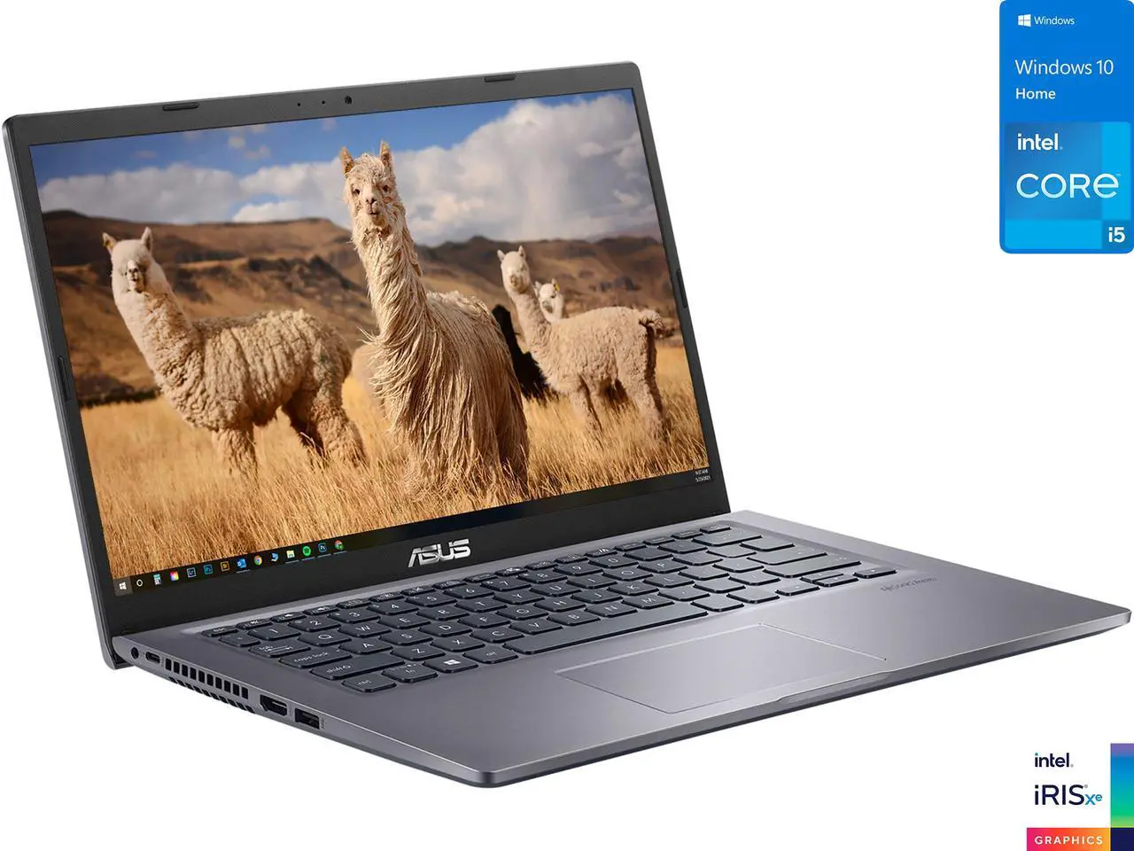 Main image of ASUS VivoBook F Series Laptop, 14" FHD Display, Intel Core i5-1135G7 Upto 4.2GHz, 16GB RAM, 1TB NVMe SSD, HDMI, Card Reader, Wi-Fi, Bluetooth, Windows 10 Home