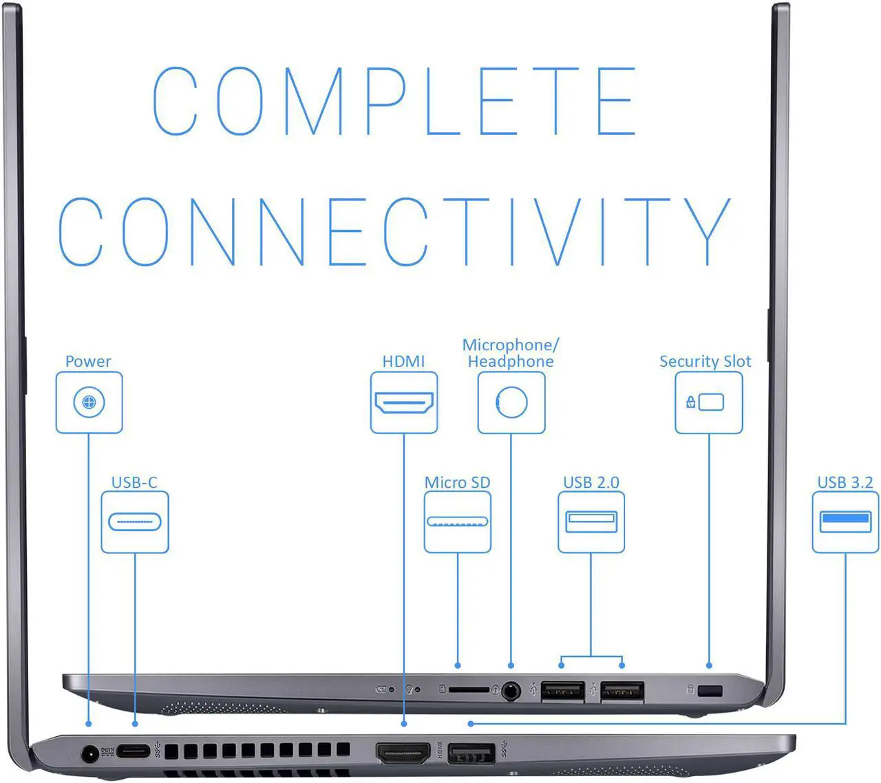 Alt view image 2 of 7 - ASUS VivoBook F Series Laptop, 14" FHD Display, Intel Core i5-1135G7 Upto 4.2GHz, 16GB RAM, 1TB NVMe SSD, HDMI, Card Reader, Wi-Fi, Bluetooth, Windows 10 Home
