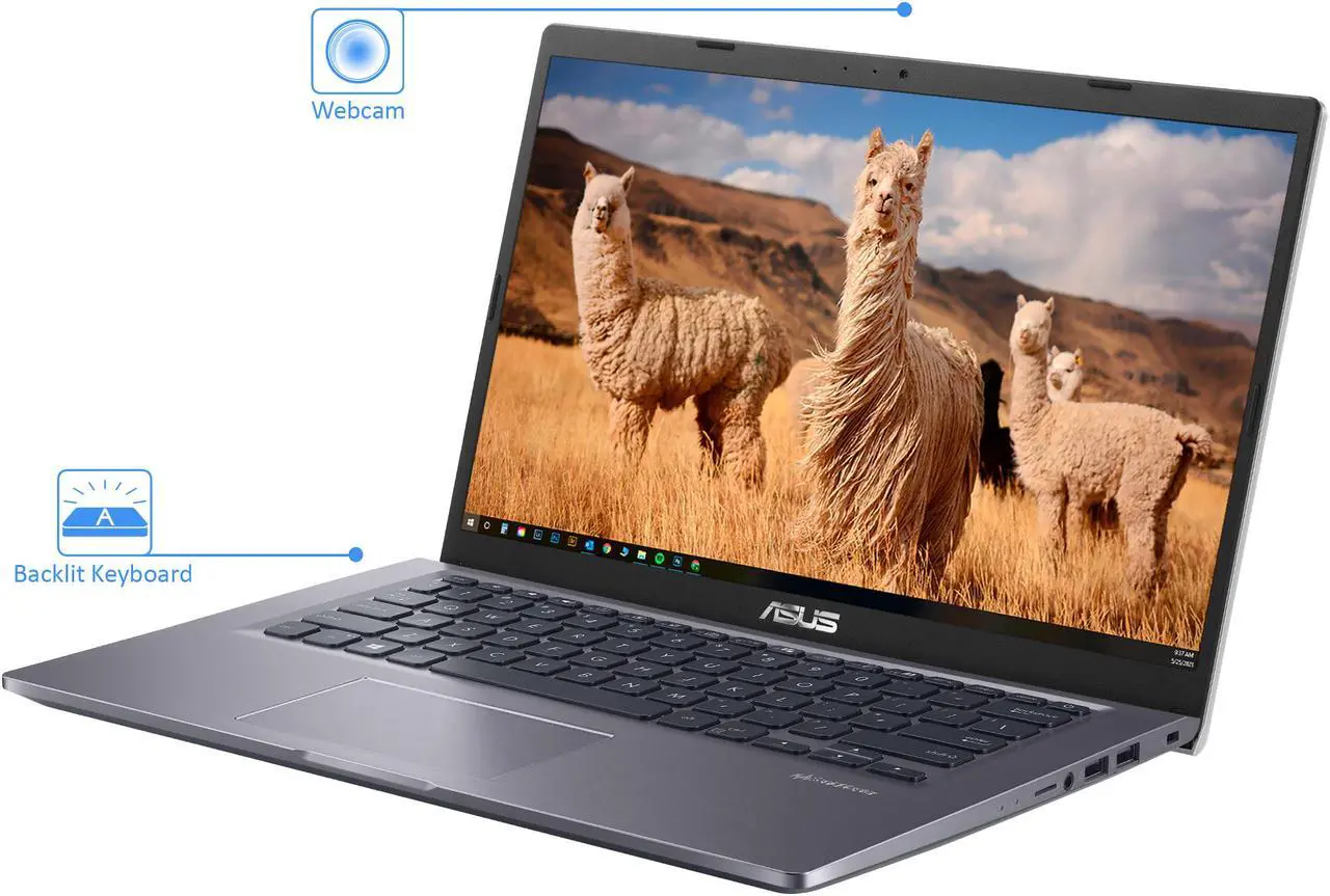 Alt view image 5 of 7 - ASUS VivoBook F Series Laptop, 14" FHD Display, Intel Core i5-1135G7 Upto 4.2GHz, 16GB RAM, 1TB NVMe SSD, HDMI, Card Reader, Wi-Fi, Bluetooth, Windows 10 Home
