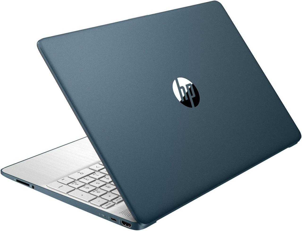 Alt view image 5 of 6 - HP 15.6 inch FHD Laptop | Intel Core i5-1235U Processor | Spruce Blue| 8GB RAM | 256GB SSD | Intel Iris Xe Graphics | Windows 11 Home | Bundle with USB 3.0 Hub