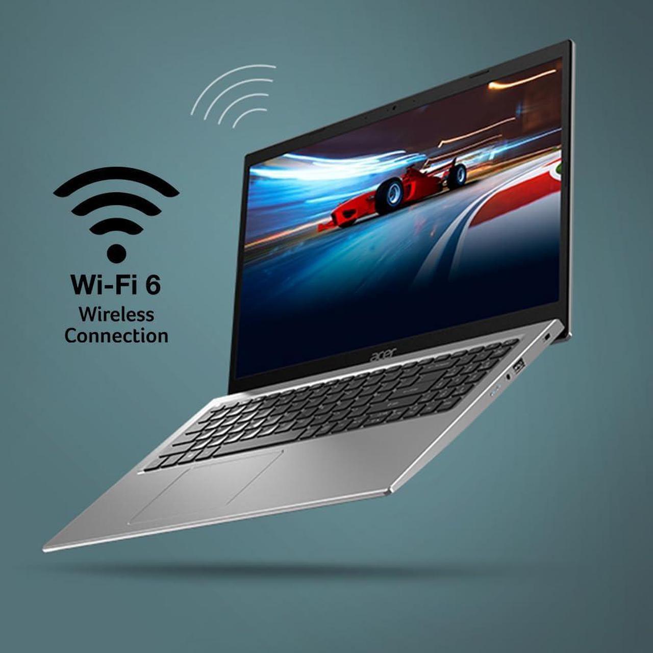 Alt view image 3 of 5 - Acer Aspire 3 15.6 FHD Display | Intel Core i7-1165G7 2.8 GHz | Intel Iris Xe Graphics|WiFi |Bluebooth | Silver | 36GB RAM | 2TB SSD | Windows 11 Home | Bundle with USB 3.0 Hub