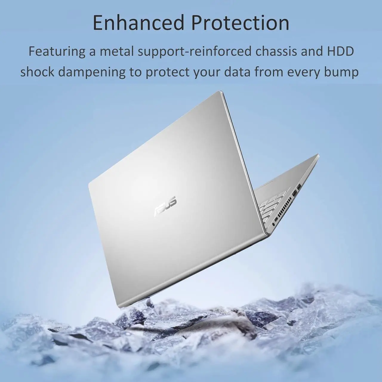 Alt view image 4 of 6 - ASUS Vivobook 15.6 FHD Laptop | AMD Ryzen 3 3250U| AMD Radeon graphics | WIFI | Webcam | 8GB RAM | 128GB SSD | Windows 11 S | Bundle with USB 3.0 Hub