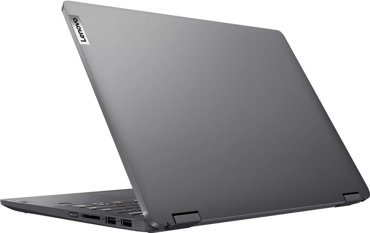 Alt view image 2 of 6 - Lenovo IdeaPad 5i 14" Touchscreen 2-in-1 Laptop | Intel Core i5-1235U Processor | 8GB RAM | 1024GB SSD | Intel Iris Xe Graphics | Backlit | FingerPrint | Windows 11 S | Bundle with Grey Bag