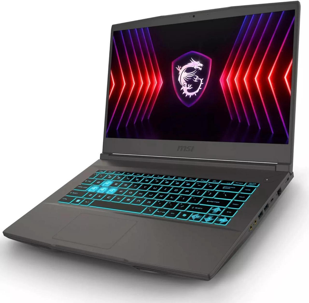Alt view image 4 of 6 - MSI Thin 15.6" FHD 144Hz Gaming Laptop | Intel Core i5-12450H | NVIDIA GeForce RTX 3050 |Backlit | Bluetooth | 32GB RAM | 2TB SSD | Windows 11 Home | Bundle with USB 3.0 Hub