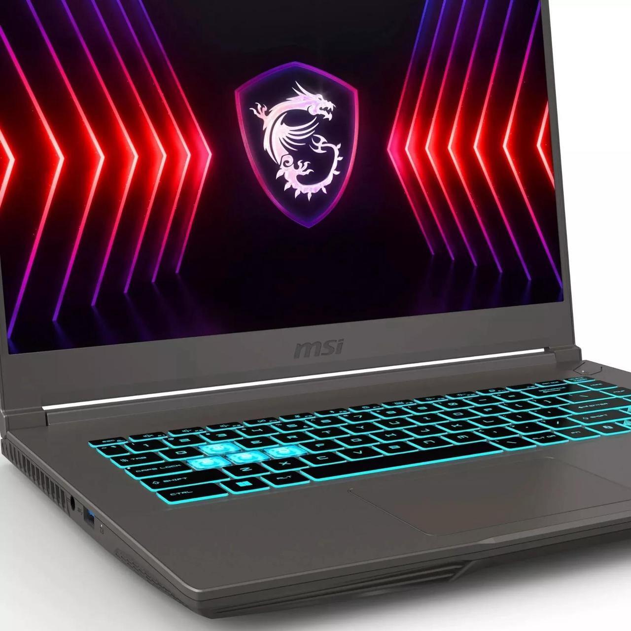 Alt view image 3 of 6 - MSI Thin 15.6" FHD 144Hz Gaming Laptop | Intel Core i5-12450H | NVIDIA GeForce RTX 3050 |Backlit | Bluetooth | 32GB RAM | 2TB SSD | Windows 11 Home | Bundle with USB 3.0 Hub
