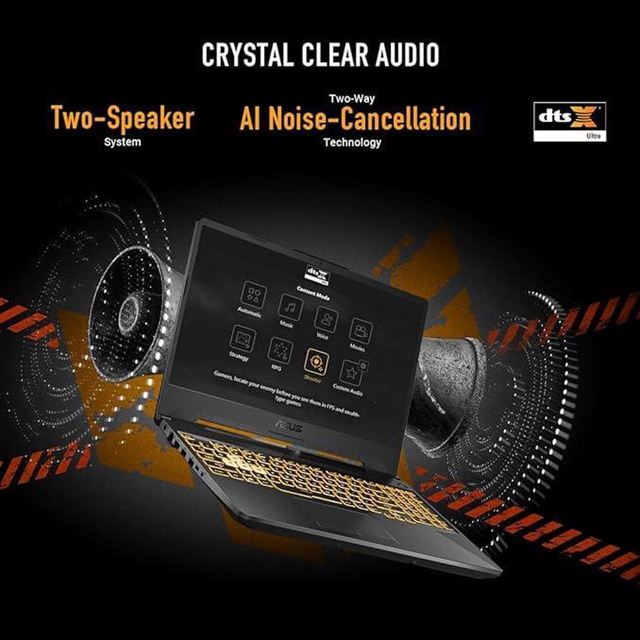 Alt view image 4 of 6 - ASUS TUF Gaming 15.6 FHD 144Hz Gaming Laptop | AMD Ryzen 5 7535HS(Beat i7-1355U) | NVIDIA GeForce RTX 3050 | Backlit | Black| 8GB RAM DDR5 | 1024GB SSD | Windows 11 Home |Bundle with USB 3.0 Hub