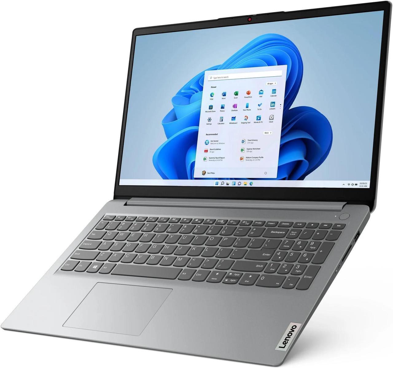 Alt view image 3 of 6 - Lenovo IdeaPad 1i 15.6 FHD Laptop | Intel Celeron N4500 | Intel UHD Graphics | 720P Webcam| Bluetooth 5| Grey | 20GB RAM | 128GB SSD | Windows 11 S |Bundle with USB 3.0 Hub