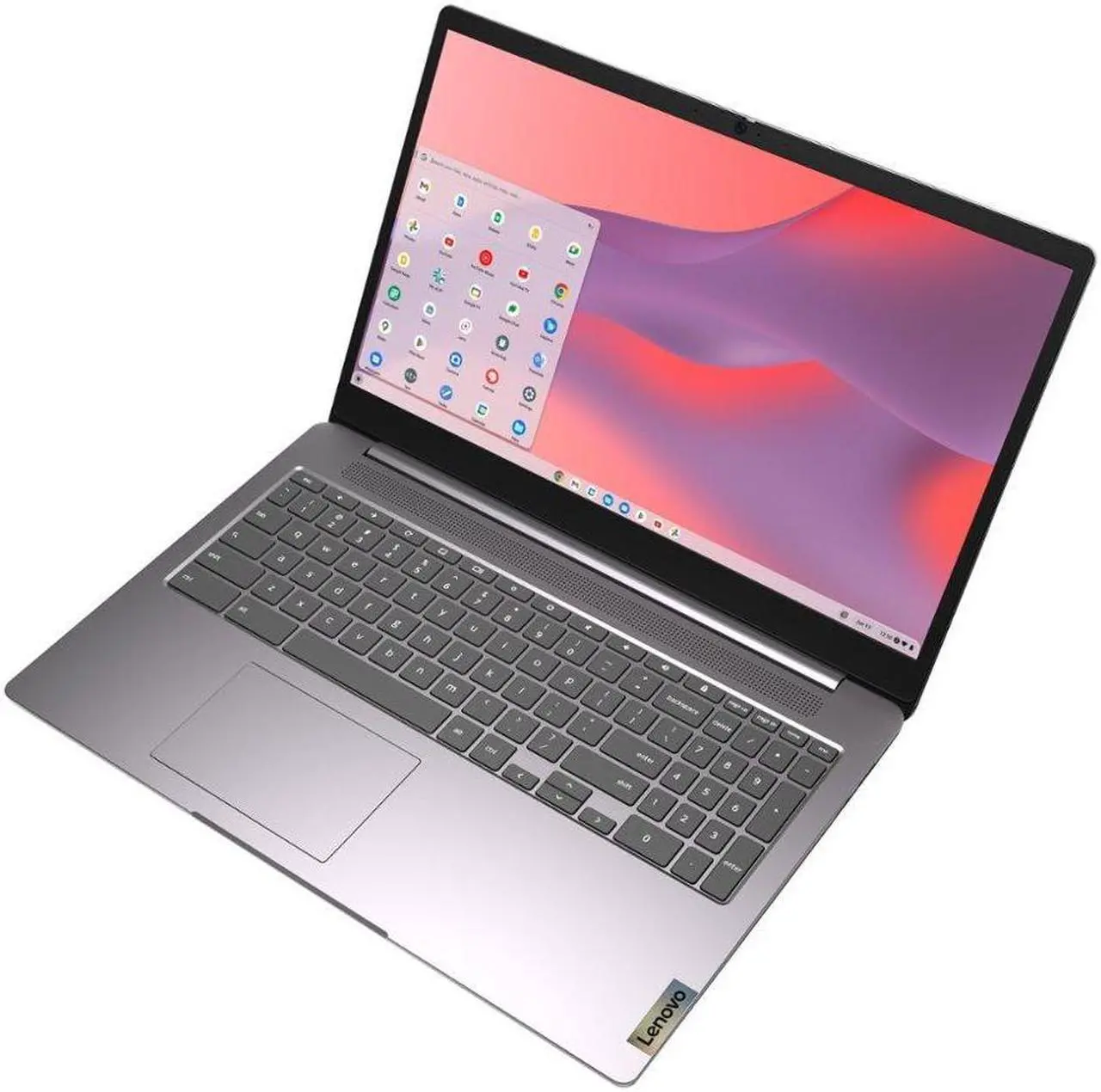 Alt view image 3 of 6 - Lenovo IdeaPad 3i Chromebook 15.6 FHD 1920 x 1080 Display | Intel Celeron N4500 1.1GHz | Intel UHD Graphics | Camera |Grey | 4GB RAM | 64GB SSD | Chrome OS | Bundle with USB 3.0 Hub