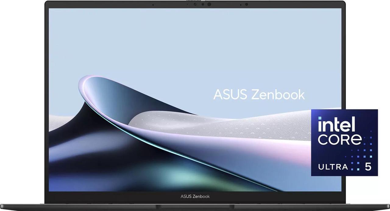 Alt view image 2 of 6 - ASUS Zenbook 14 OLED 14 WUXGA Touch Screen Laptop | Intel Core Ultra 5 125H with 8GB| Integrated Intel Graphics |Backlit| Gray | 8GB RAM DDR5 | 2TB SSD | Windows 11 Home |Bundle with Black Bag
