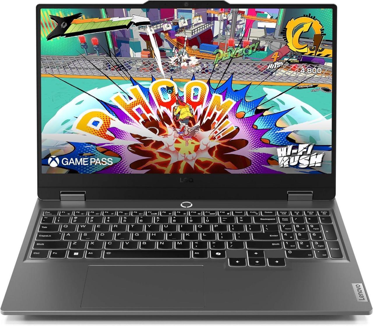 Alt view image 2 of 6 - Lenovo LOQ 15.6 FHD 144Hz Gaming Laptop | AMD Ryzen 7 8845HS(Beat i7-13620H) | GeForce RTX 4050 | Backlit | Grey | 64GB RAM DDR5 | 2TB SSD |Windows 11 Home |Bundle with USB 3.0 Hub