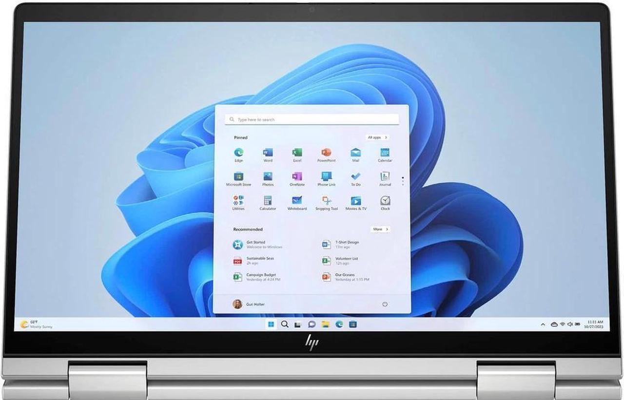 Alt view image 5 of 6 - HP Envy 2-in-1 14" Full HD Touch Screen Laptop | Intel Core 5 120U | Intel Graphics | Backlit | Fingerprint | CoPilot | 8GB RAM | 512GB SSD |Windows 11 Home |Bundle with Black Bag